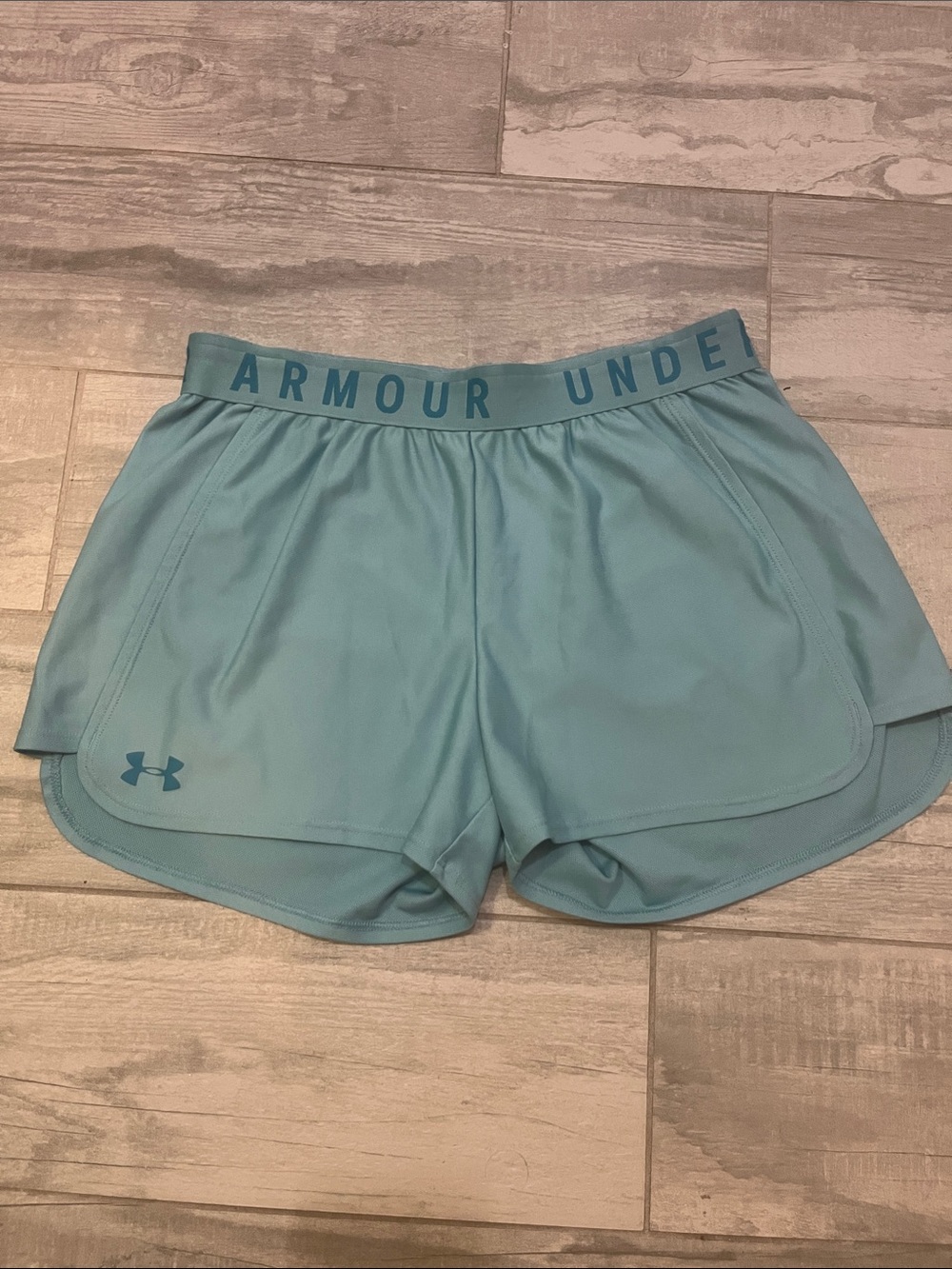 Under Armour Women's Teal Performance Running Shorts